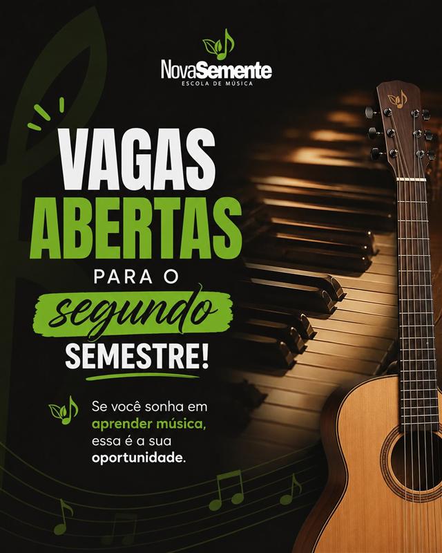 Post: Vagas abertas para o segundo semestre